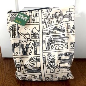 Barnes and Noble cat tote bag NWT